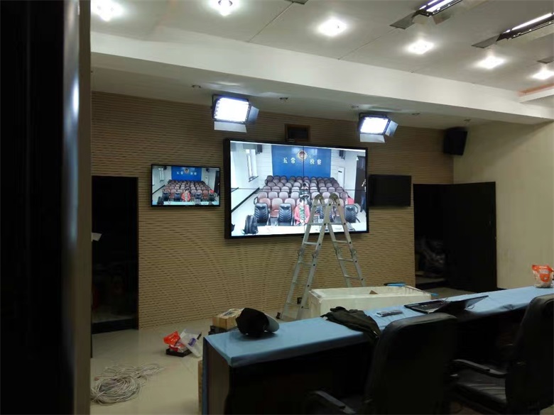 2016年哈爾濱五常人民檢查院液晶拼接電子屏,大屏幕視頻會議